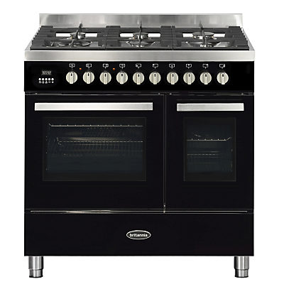 Britannia Stanza RC-9TG-ST Dual Fuel Range Cooker Black